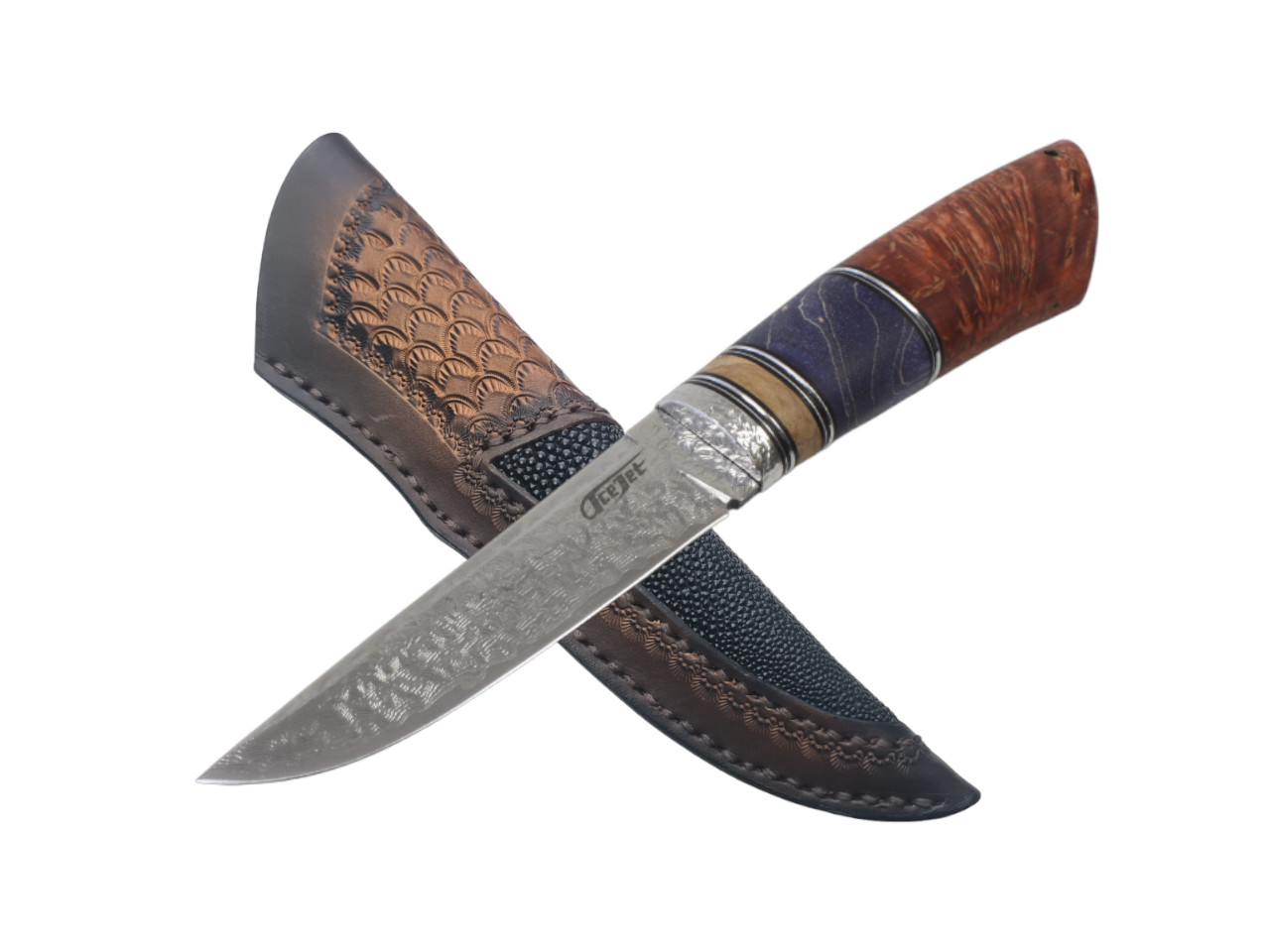 MaceMaker MARSHALL - SanMai Hunting Knife