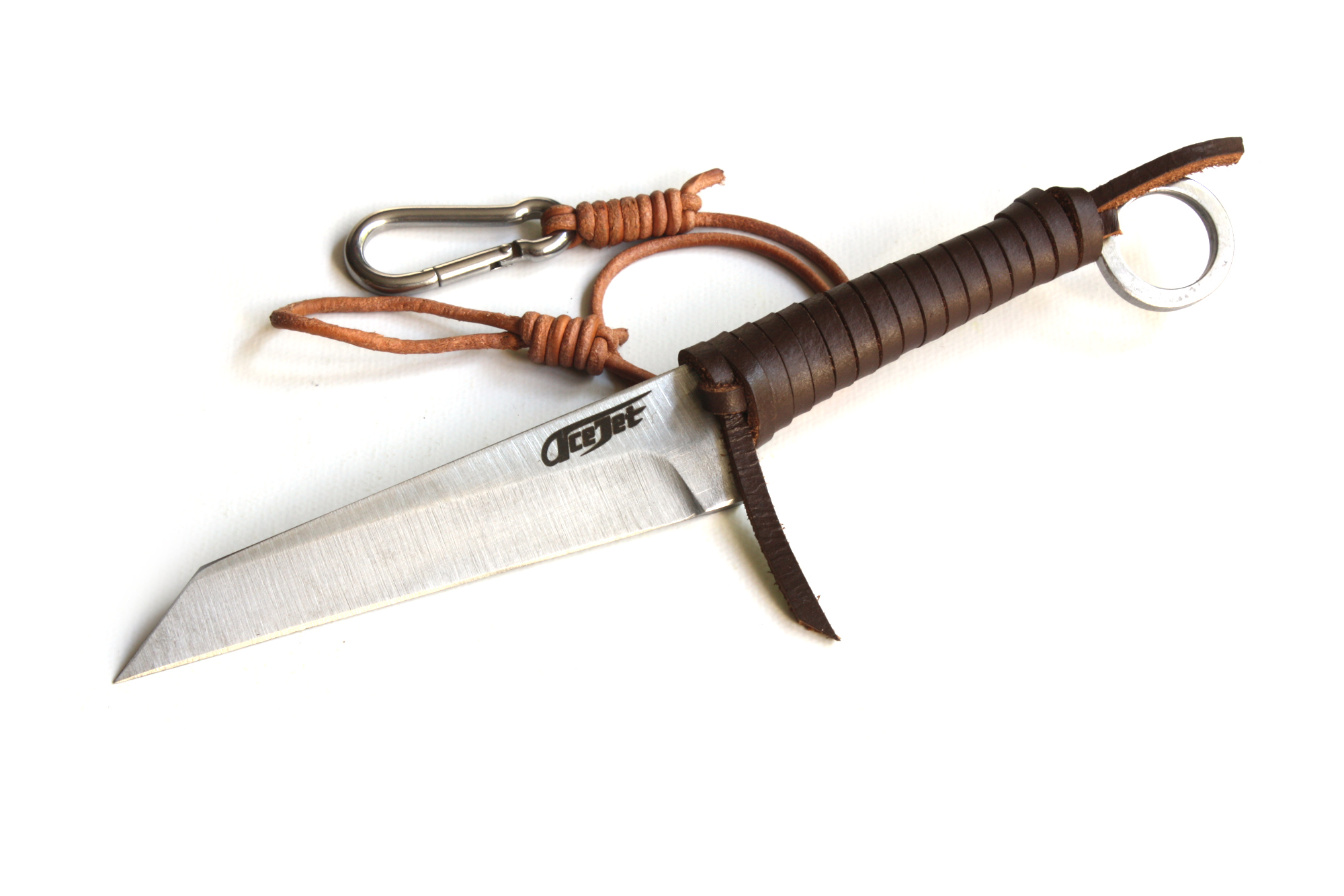 ACEJET Santoku Celtic Knife - Brown Cord