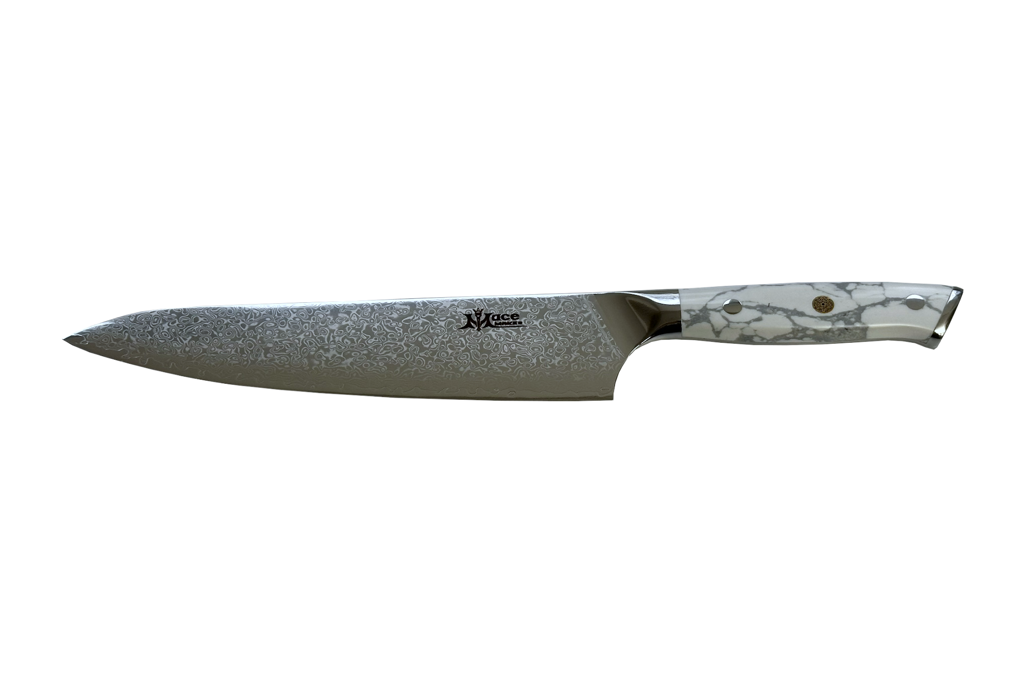 MaceMaker White Stone - SanMai Chef Kitchen Knife